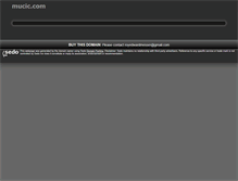 Tablet Screenshot of mucic.com